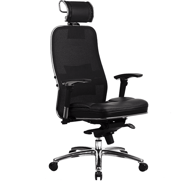 Кресло для руководителя Samurai SL-3.02 черный плюс