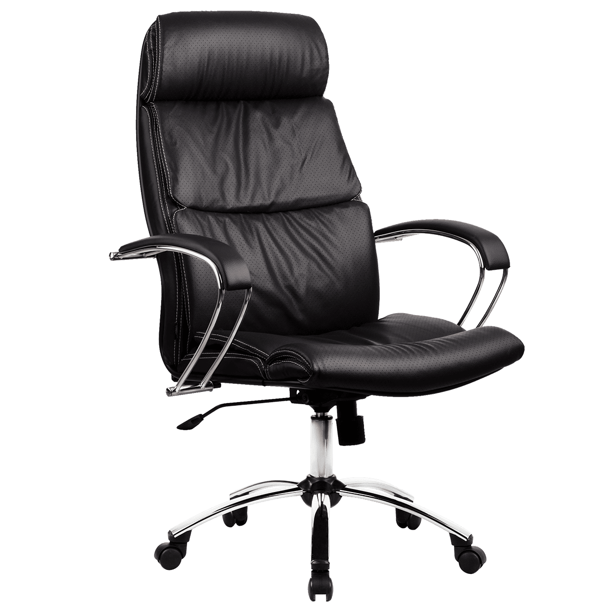 Кресло для руководителя LК-15 Ch эко-кожа черный