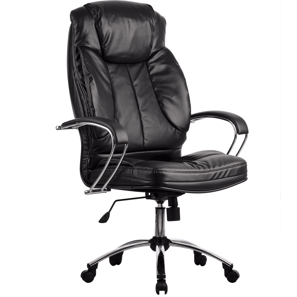 Кресло для руководителя LК-12 Ch эко-кожа черный