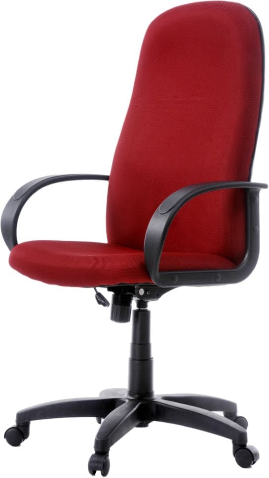 Кресло для руководителя Биг офисная ткань красный
